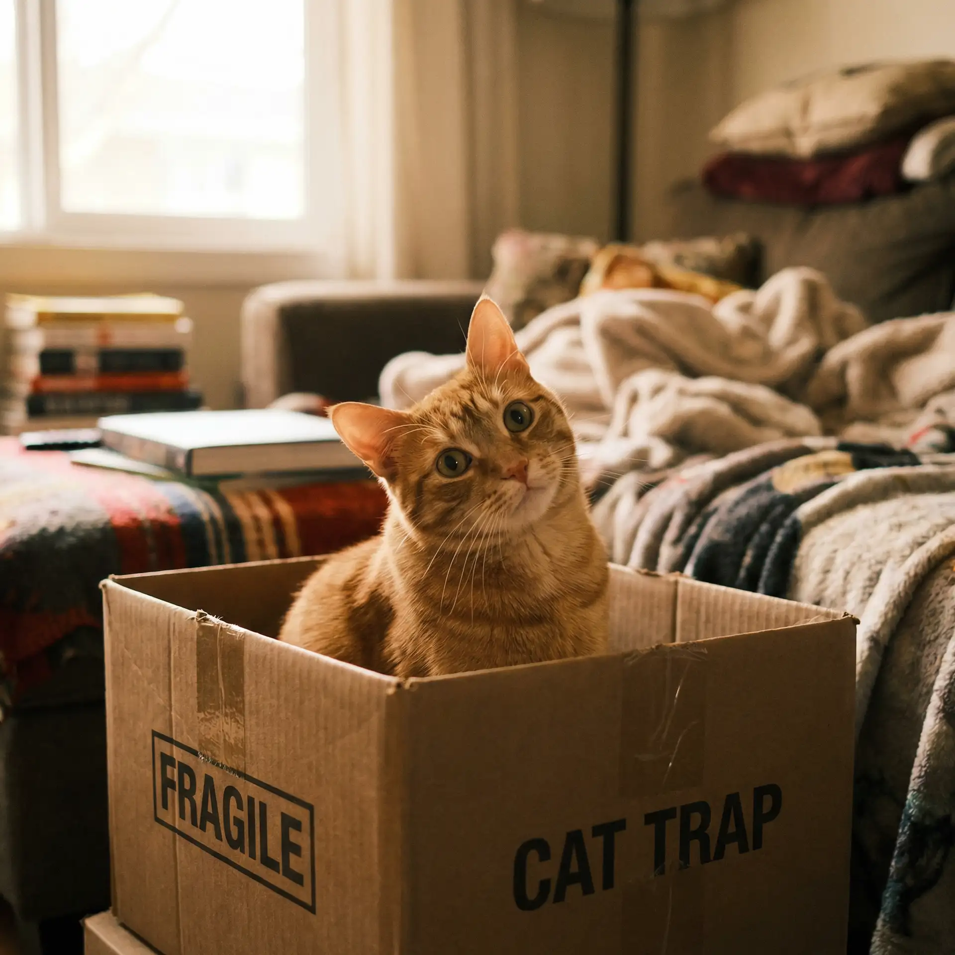 橘猫躲在纸箱里 - 中文有码视频在线播放免费