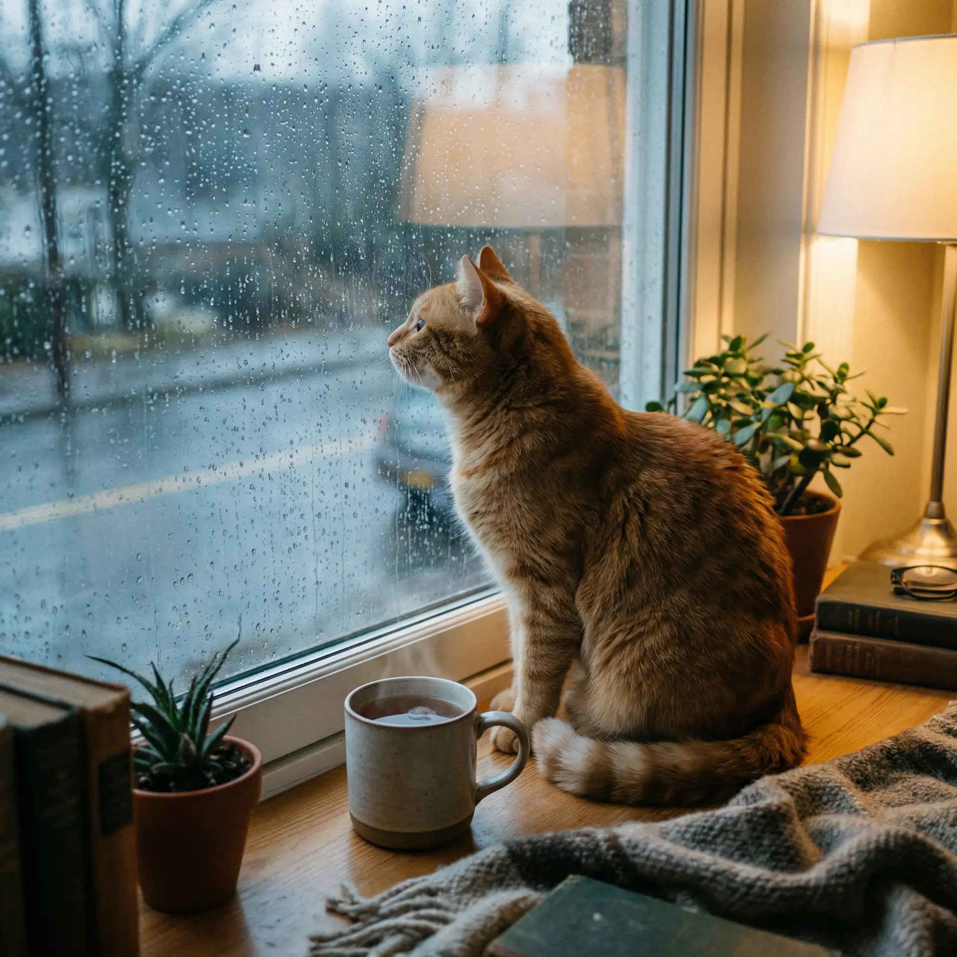 猫咪望着窗外的雨 - 中文有码视频在线播放免费